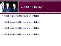 The Board Purple PowerPoint Template text slide design