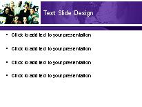 The Company 02 Purple PowerPoint Template text slide design