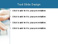Type Away PowerPoint Template text slide design