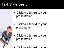 Unemployed PowerPoint Template text slide design