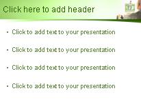 Video Conference 02 Green PowerPoint Template text slide design