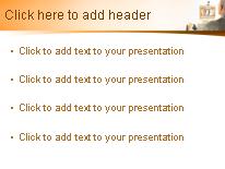 Video Conference 02 Orange PowerPoint Template text slide design