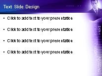 Virtualstock Purple PowerPoint Template text slide design
