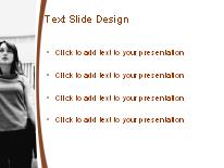 Young Professional PowerPoint Template text slide design