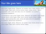 Student Grassy Notebook PowerPoint Template text slide design