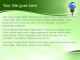 Green Energy Green PowerPoint Template text slide design
