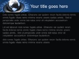 World Currency Globe Blue PowerPoint Template text slide design