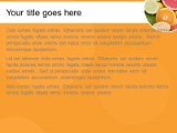 Citrus Fruits Orange PowerPoint Template text slide design