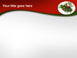 Entree Salad PowerPoint Template text slide design