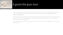 Toliet Paper Widescreen PowerPoint Template text slide design