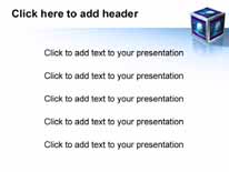 Windowscube PowerPoint Template text slide design