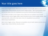 American Wave PowerPoint Template text slide design