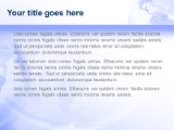Blu Globe PowerPoint Template text slide design