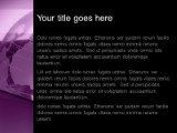 Corporate Globe Purple PowerPoint Template text slide design