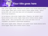 Europe Africa Globe Purple PowerPoint Template text slide design