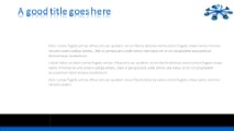 Global Computer Network Blue Widescreen PowerPoint Template text slide design