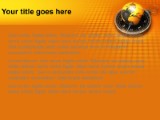 Global Navigation PowerPoint Template text slide design