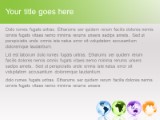 Globes Around The World Green PowerPoint Template text slide design