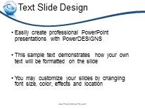 Water World PowerPoint Template text slide design