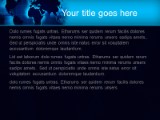 World Grid Blue PowerPoint Template text slide design