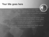 World Perspective Gray PowerPoint Template text slide design