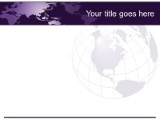 International Insight Purple PowerPoint Template text slide design