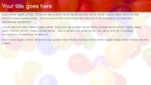 Balloons Falling Widescreen PowerPoint Template text slide design