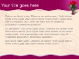 Mothers Day PowerPoint Template text slide design