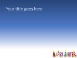 Happy Easter Hatchings PowerPoint Template text slide design