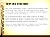 Dna Creation Gold PowerPoint Template text slide design