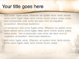 Camoflage PowerPoint Template text slide design