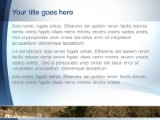 Rural Village PowerPoint Template text slide design