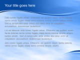 Sky Swoop Blue PowerPoint Template text slide design