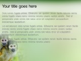 Squirrel Monkeys PowerPoint Template text slide design