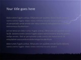 Various Lighting PowerPoint Template text slide design