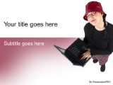 Download computer chic red PowerPoint Template and other software plugins for Microsoft PowerPoint
