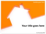 Download housing cutout orange PowerPoint Template and other software plugins for Microsoft PowerPoint