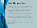 Scuba Diving PowerPoint Template text slide design