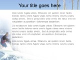 Ski PowerPoint Template text slide design