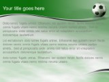 Soccer Grass PowerPoint Template text slide design
