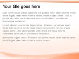 Internet Abstract Orange PowerPoint Template text slide design