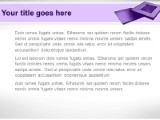 Semiconductor Purple PowerPoint Template text slide design