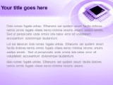 Tech Chip Purple PowerPoint Template text slide design