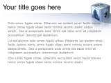 Telecom Cube PowerPoint Template text slide design