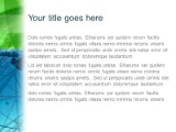 Worldcomm Green PowerPoint Template text slide design