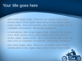 Download motorcycle ride blue PowerPoint Template and other software plugins for Microsoft PowerPoint