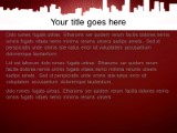 Download downtown view red PowerPoint Template and other software plugins for Microsoft PowerPoint