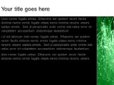 Download curved optics green PowerPoint Template and other software plugins for Microsoft PowerPoint