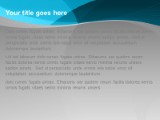 Abstract Teal PowerPoint Template text slide design