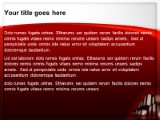 Building Red PowerPoint Template text slide design